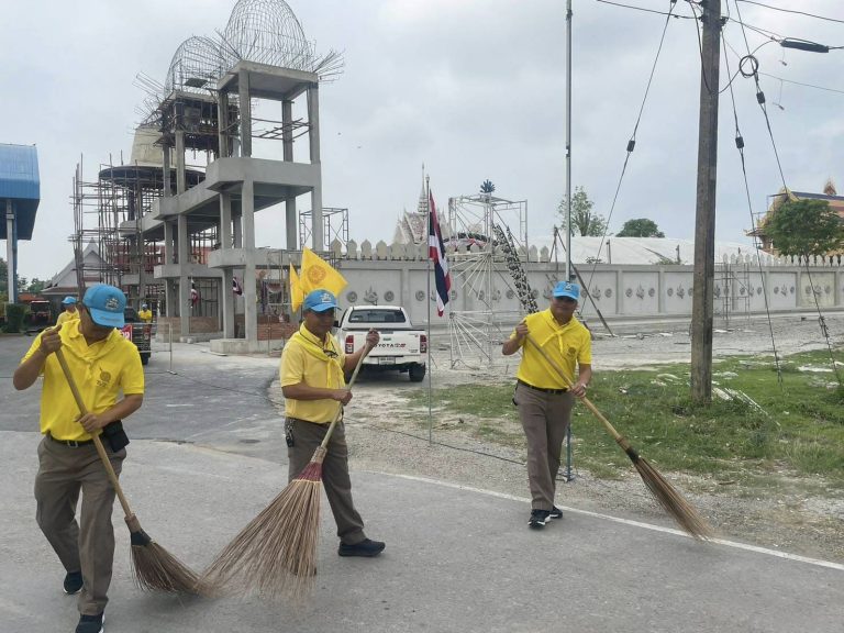 กิจกรรมจิตอาสาเฉพาะกิจ “จิตอาสา ร่วมใจพัฒนา ปรับภูมิทัศน์” เนื่องในวันพืชมงคล ณ วัดพรหมมหาจุฬามณีพรหมรังสี