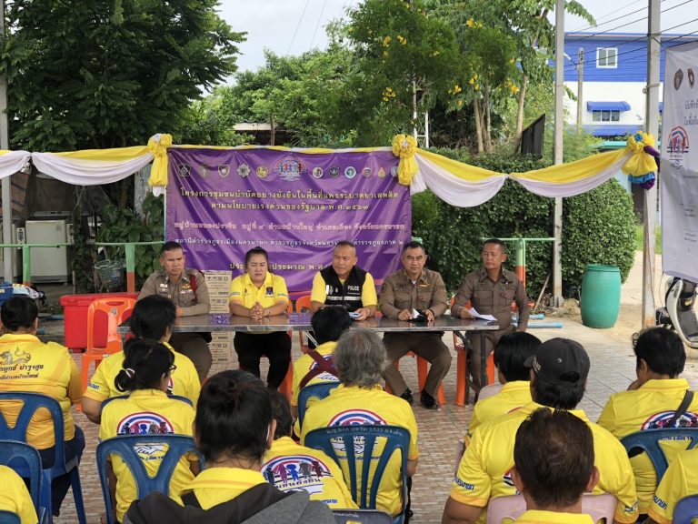 ประชุมคณะทำงานวางแผนการปฎิบัติก่อนลงพื้นที่ X-ray ตามโครงการชุมชนบำบัดอย่างยั่งยืนฯ