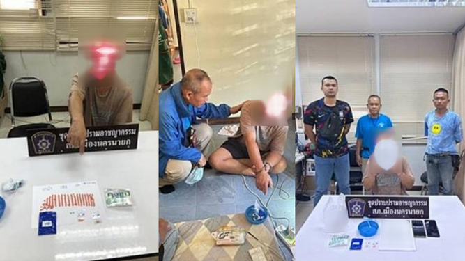 ชุดป้องกันปราบปรามอาชญากรรมและยาเสพติด ปิดล้อมจับกุมการจำหน่ายยาเสพติด ของกลางยาบ้า 198 เม็ด
