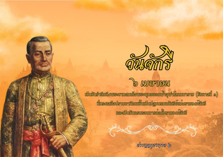 ๖ เมษายน วันจักรี น้อมระลึกถึงพระบาทสมเด็จพระพุทธยอดฟ้าจุฬาโลกมหาราช (รัชกาลที่ ๑) และมหาจักรีบรมราชวงศ์ ด้วยเกล้าด้วยกระหม่อม ข้าพระพุทธเจ้า ข้าราชการตำรวจ ตำรวจภูธรภาค ๒